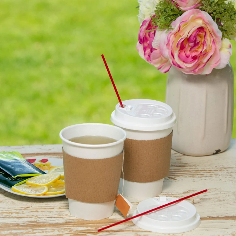 Disposable Paper Cup Hot Pla Coffee 4oz 5oz 6 oz 7oz 8oz Paper Cups With Logo Paper Coffee Cup