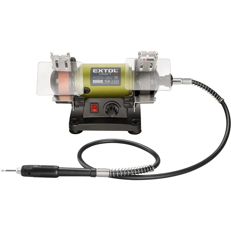 410112 EXTOL High Quality Industrial Electric Portable Grinding Wheels Mini Bench Grinder Machine