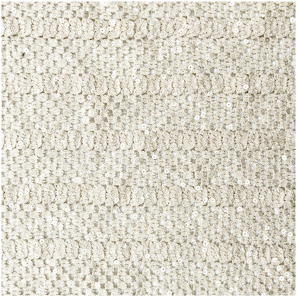 High Quality 100% Embroidered Cotton Lace Fabric for Ladies Garment Crochet Lace Trimming