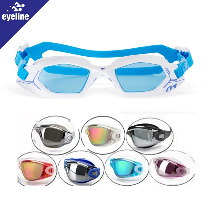 Fashion Design Indoor Waterproof Swimming Glasses Clear Vision Swimming Goggle Anti Fog Swim Goggles