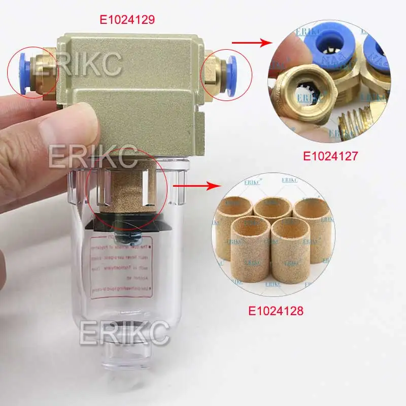 ERIKC Common Rail Filter For High Pressure Common Rail Test E1024129 Diesel Injector Tester Filter Common Rail Test Bench Part