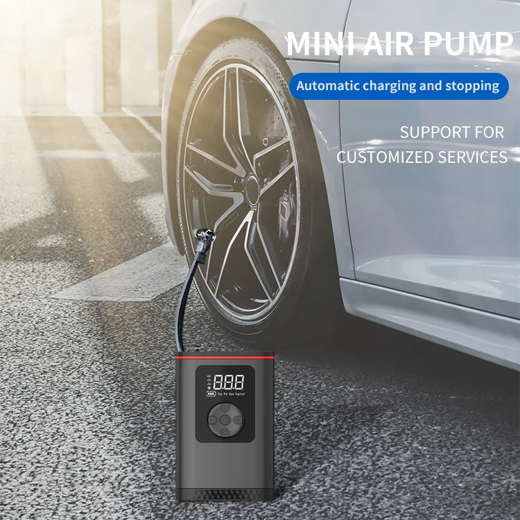 cordless tire  pump  motorcycles Digital Automatic Tire pump  Portable Mini Cordless Air Pump Car Air Compressor for Car