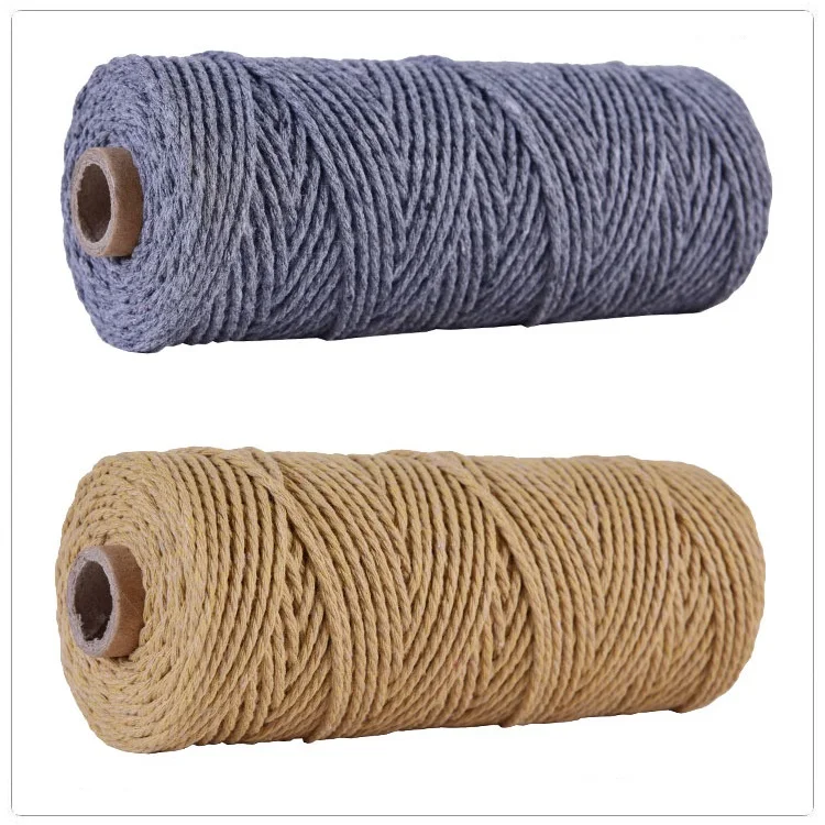 Handcrafts Anti-pilling 100% Cotton Rope Cord Macrame