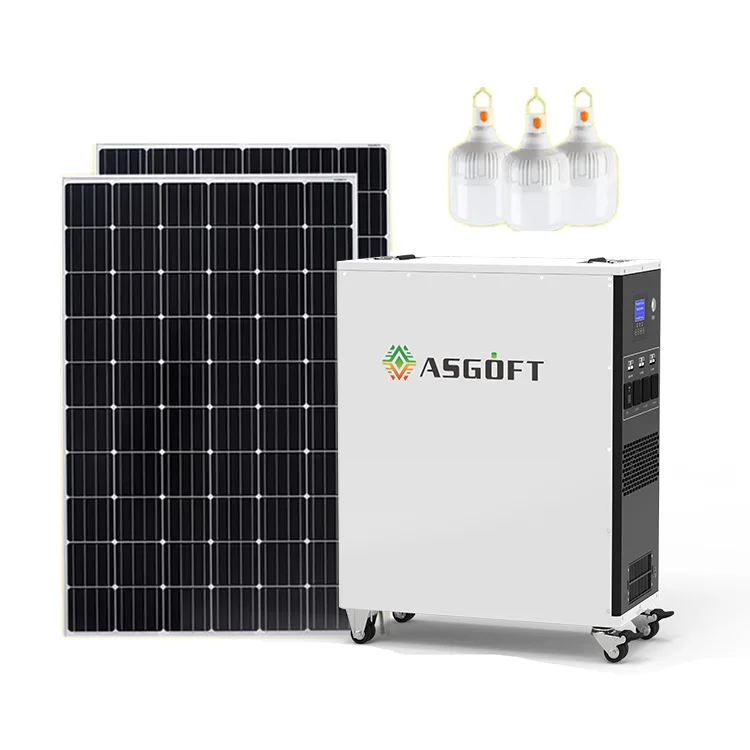 ASGOFT 6kw all in one inverter 5kwh ess home portable generator lifepo4 lithium battery pack hybrid power 3kw solar system