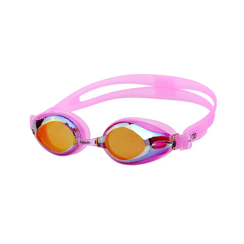 The Newest update mirrored swim goggles glasses with anti uv and anti fog systelm for adult