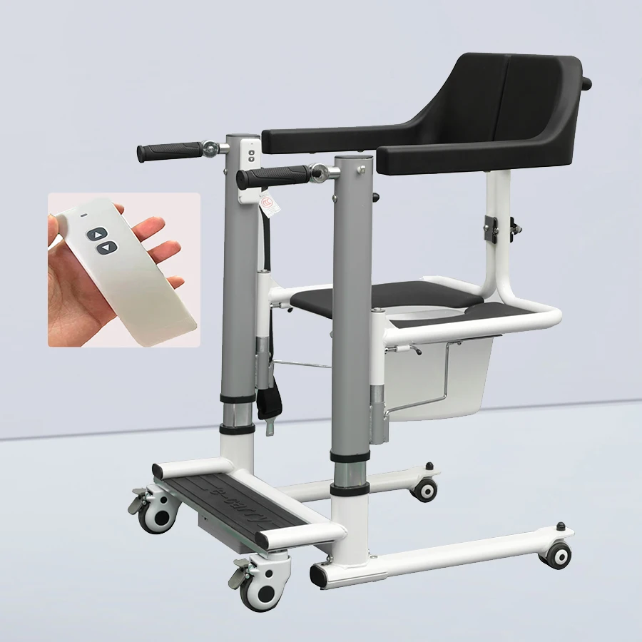Multifunctional Patient Transfer Chair Nursing Lift Wheelchair With Toilet and Cushion Medical Waterproof Lift Machine