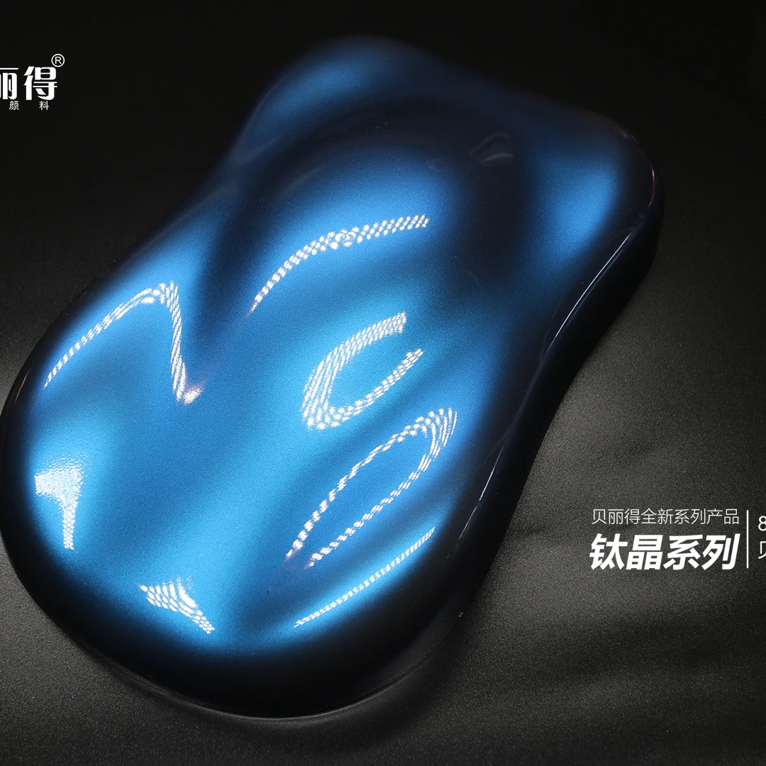 
Rainbow Blue Epoxy Resin Pearlescent Pigment For Textile Printing Ink Mica Powder Car Paint Metallic Color WR Pigment 