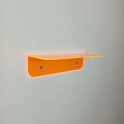 Небольшая акриловая плавающий настенная полка, гибкое применение стены пространство, 9 дюймов дисплей полки