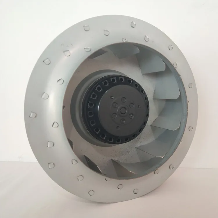 Центробежный вентилятор для вентиляционной системы, диаметр 450 мм, 230 В переменного тока, 115 В, 380 В, обратный изогнутый конденсатор, внешний роторный двигатель