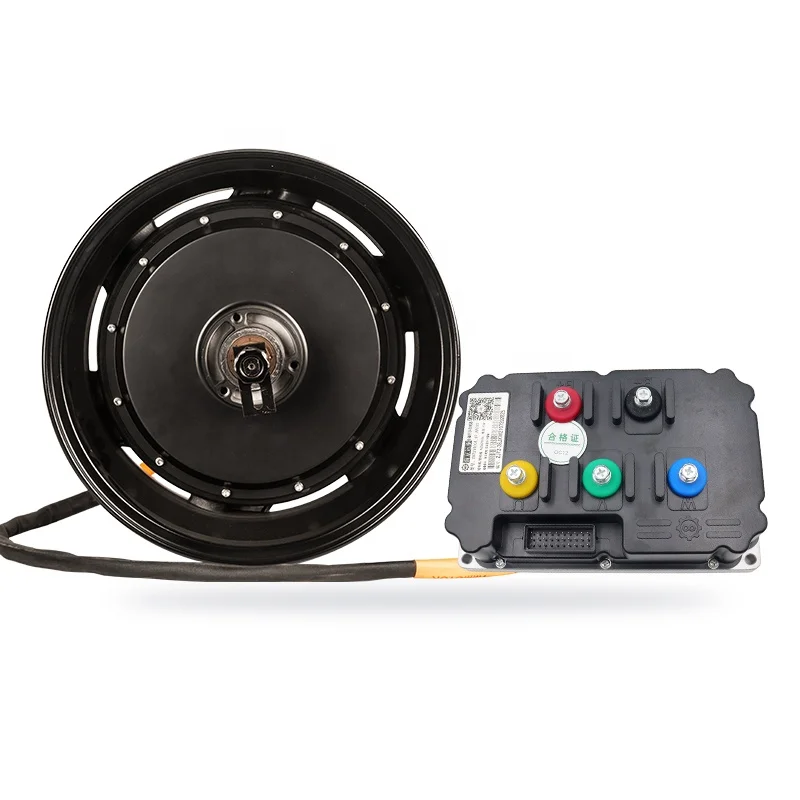 14inch 8000w 260 V3 Electric Bldc Wheel Hub Dual Shaft Motorcycle Motor With ND72850 Controller