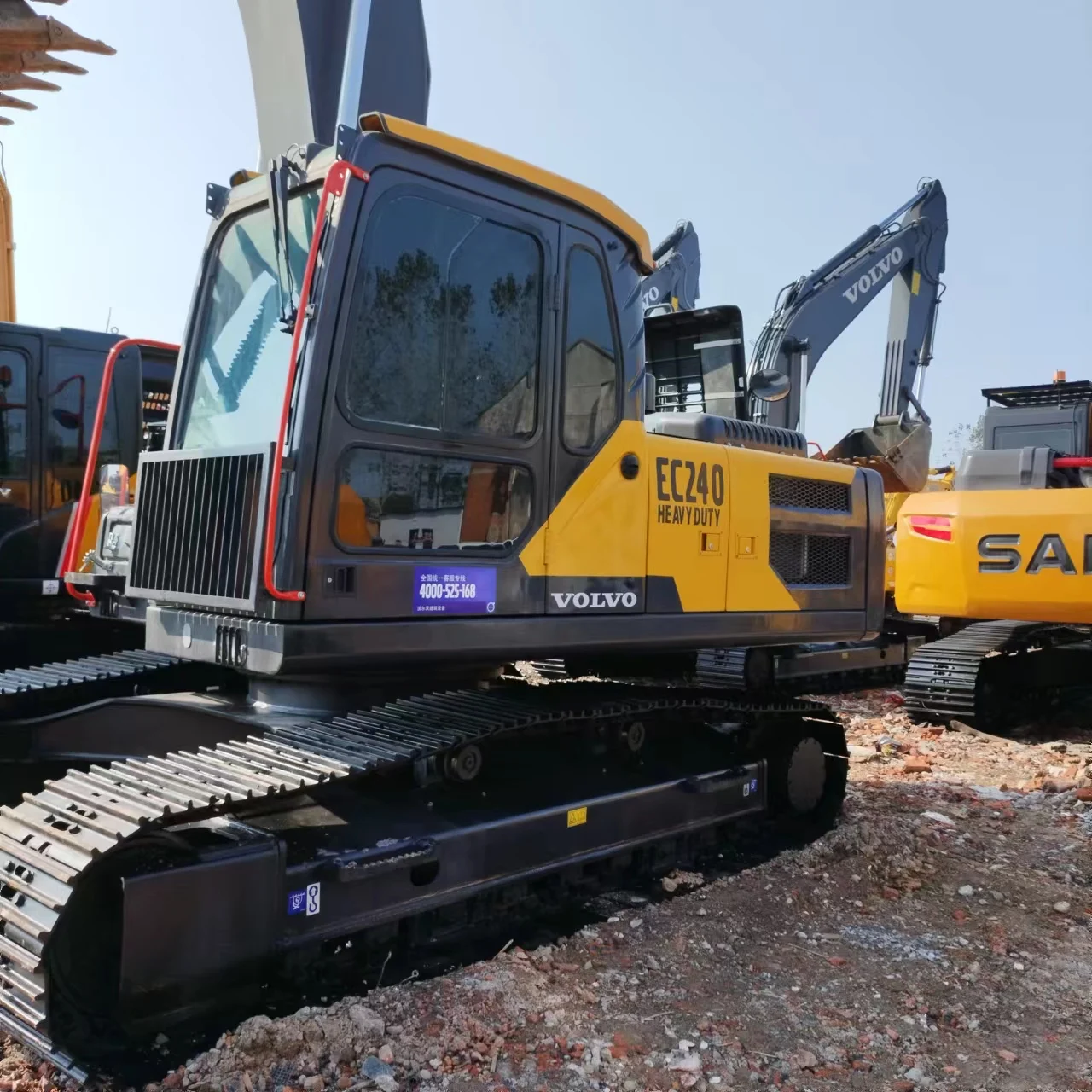 Б/у Тяжелая строительная машина 24 тонны оригинальная б/у volvo ec240 Подержанная для копания