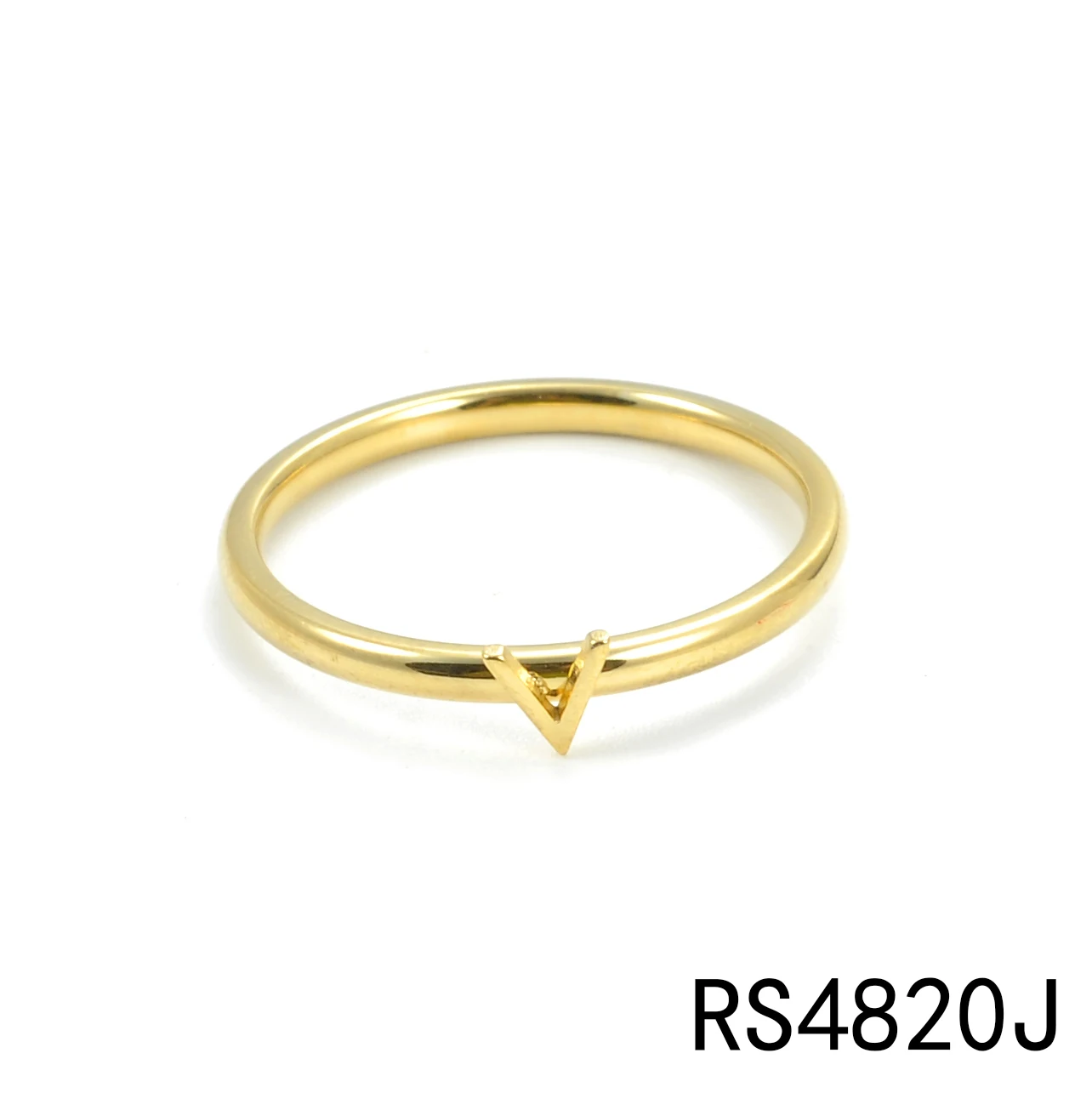 New Arrival Non Tarnish PVD 18K Gold Jewelry Rings Fashion Rings Custom Jewelry Trend Stainless Steel Simple Unisex Ring