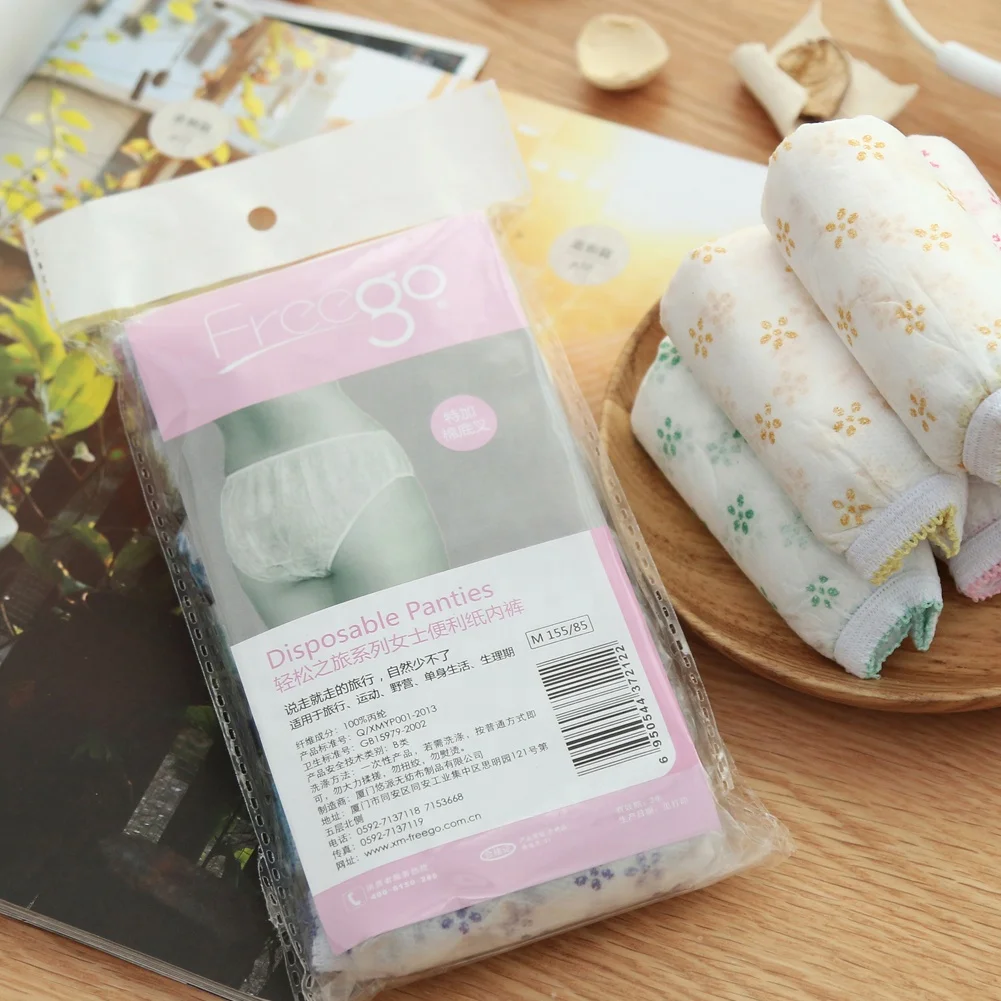 disposable women briefs nonwoven lady disposable underwear for travel and spa