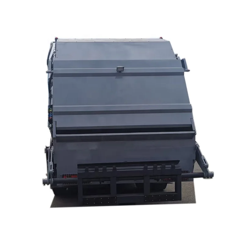 High Efficiency 12m3 Garbage Truck Compactor with a Arc-shaped Compression Chamber Box and Hopper for Sales