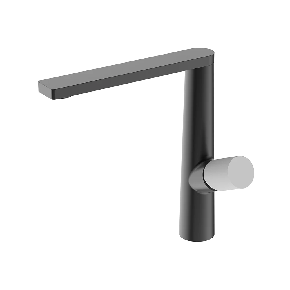 Ares idealex Black  Taps Water Brass Single Hole Basin Kitchen Sink Faucet