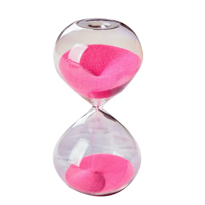 Hourglass 3 Minute Sand Timer Hourglass Sand Time with 7 Colored Glass Minimalist Sand Watch 3 Min Hour Glass Sandglass For Home