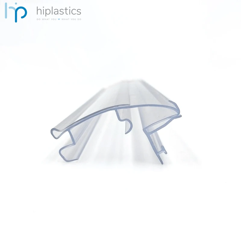 Hiplastics OEDC30 Clear PVC Plastic Label Holders Merchandise Sign Display Shelf Tag Holders Stand for Supermarket