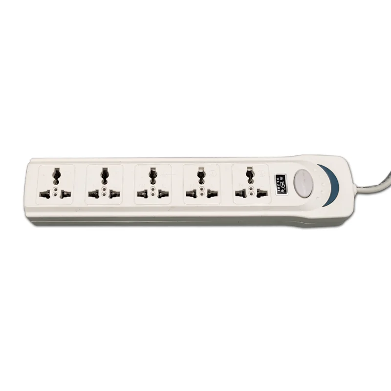 5 way switched socket electrical multi extension cord power extension outlet socket with switches