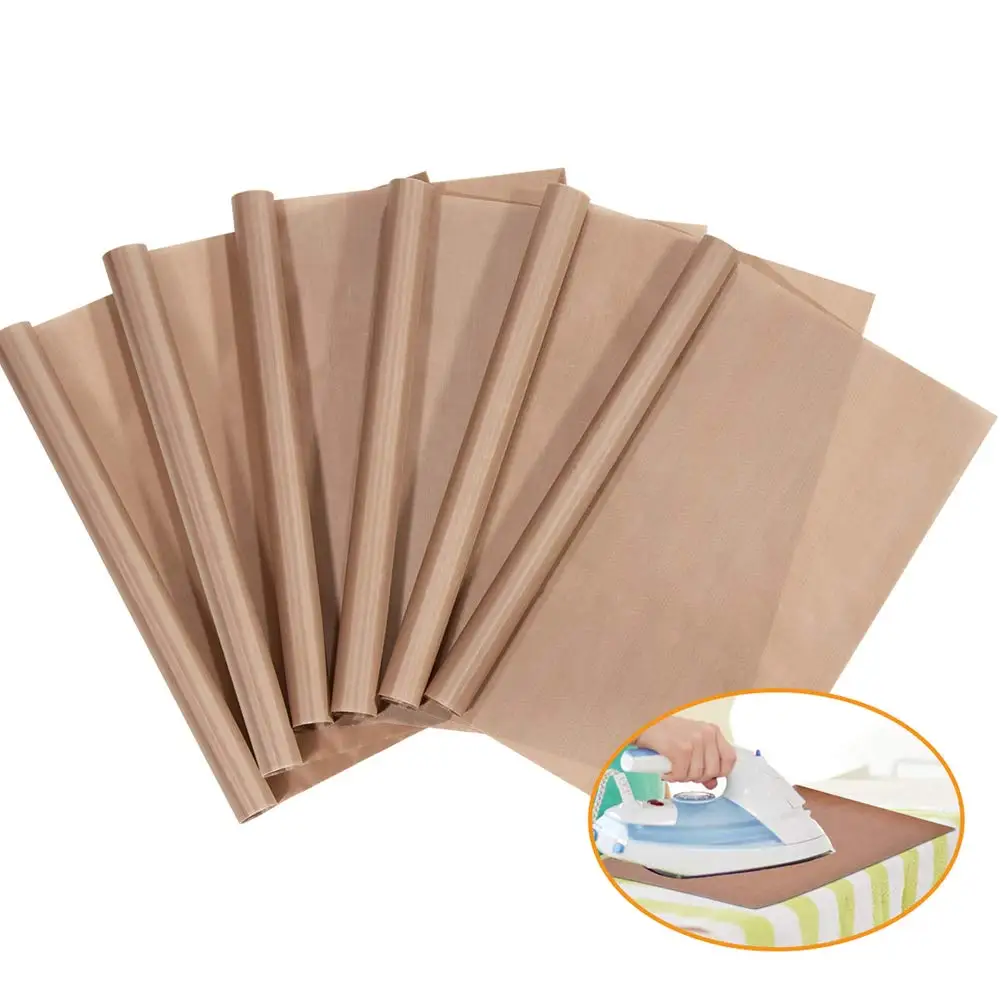 Non-stick And Heat Resistant Ptfe Glass Fabric Sheet For Press Transfer Reusable Oven Baking