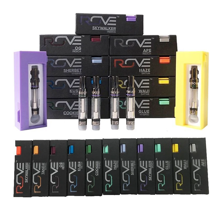 Wholesale Cartridge Packaging Rove 1ml 0.8ml CBD Vaporizador Rove Vape Pen