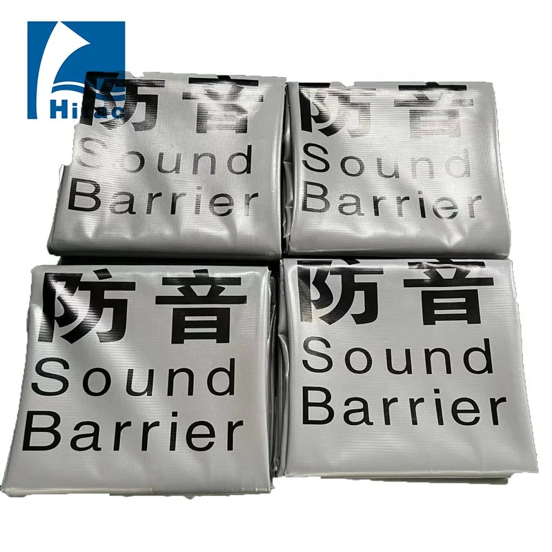 500D*500D 9X9 waterproof PVC Laminated fabric sound barrier fire proof tarpaulin for construction