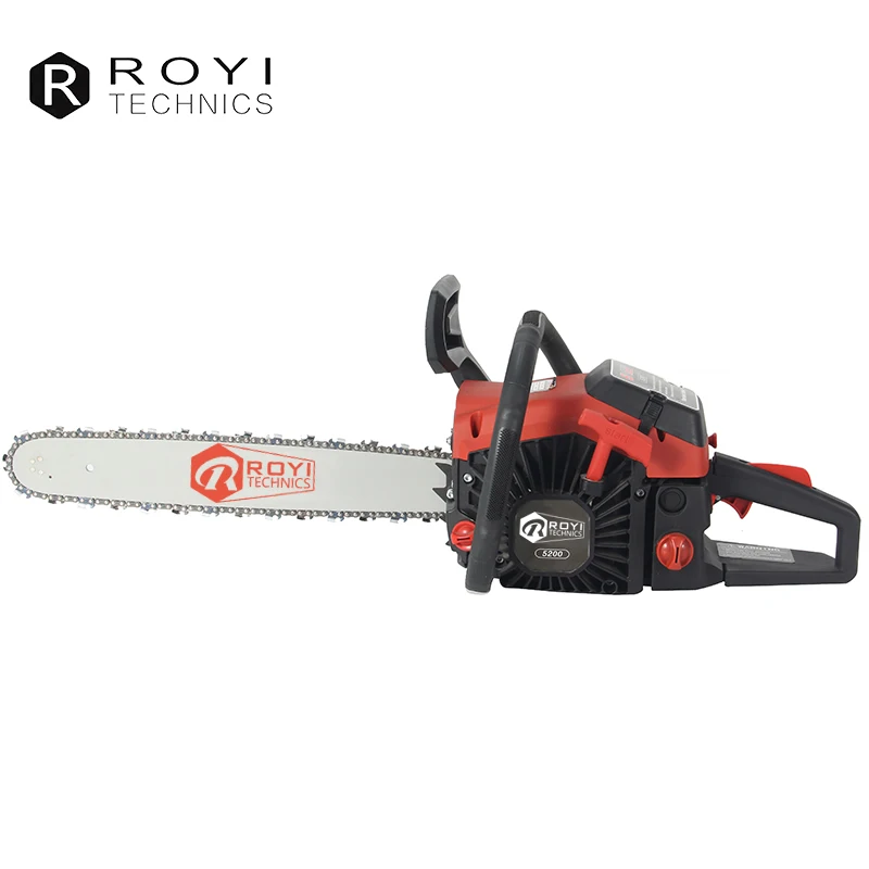 motosierra Single Cylinder 2-Stroke Gasoline 52CC Chain Saw machine 5200 petrol Chainsaw