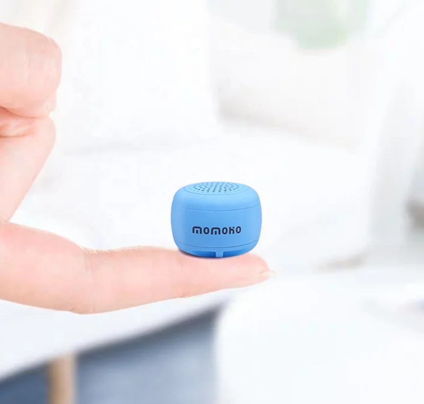 
Wireless wholesales momoho Mini Bluetooth Speaker - Small Size but Great Sound Quality Photo Selfie Button & Answer Phone Calls 