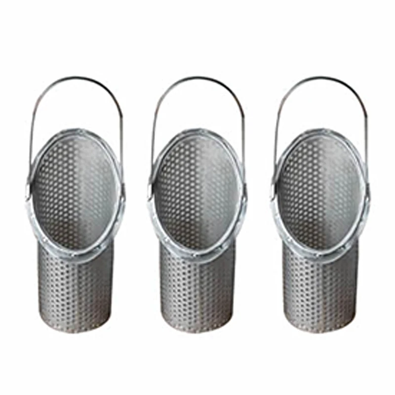 Hot sale stainless steel basket strainer filtering products wire mesh filter tubes