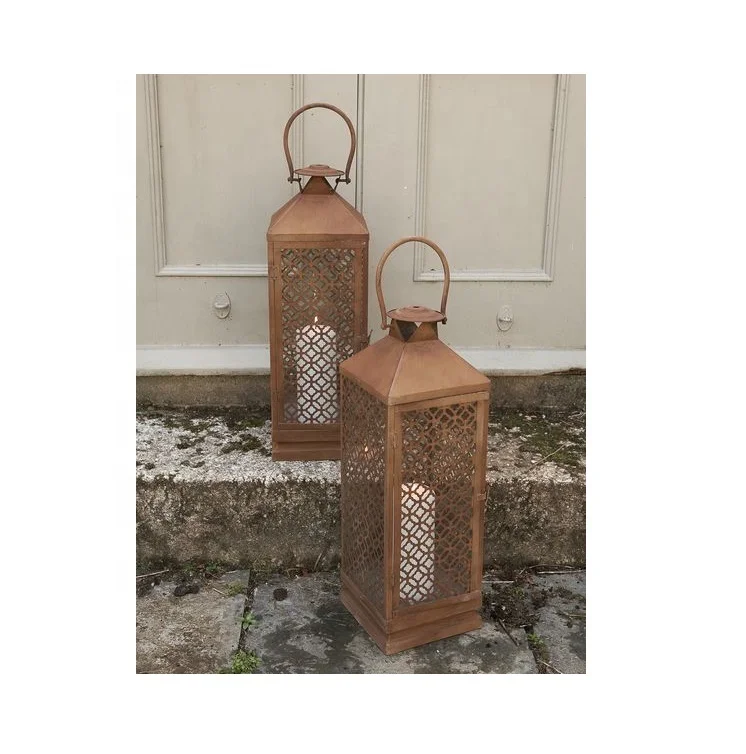 Vintage Collection Iron Candle Lantern