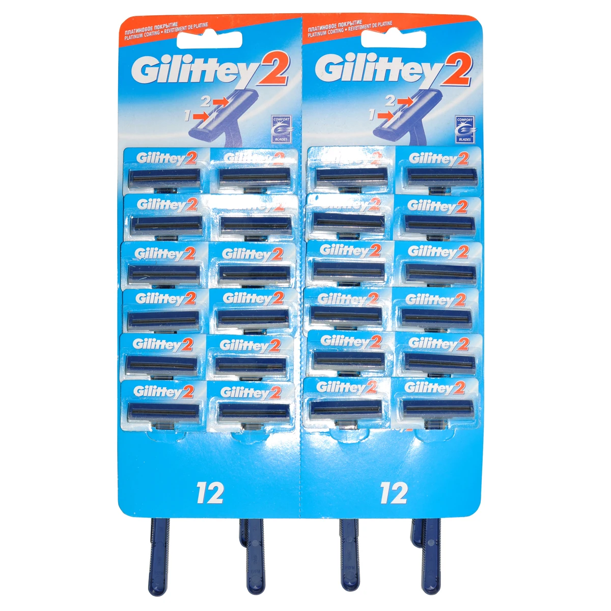 ilittey 2 twin blades 24 packs pieces hanging cards shaving razors shaver Plastic stainless Manuel factory manufacturer china