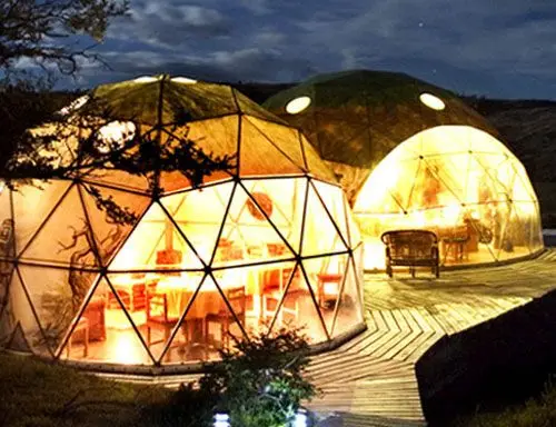 2022  New Style 4 Diameter White Pvc Waterproof  Dome Tent Transparent Greenhouse Hotel Resort Dome House Tent