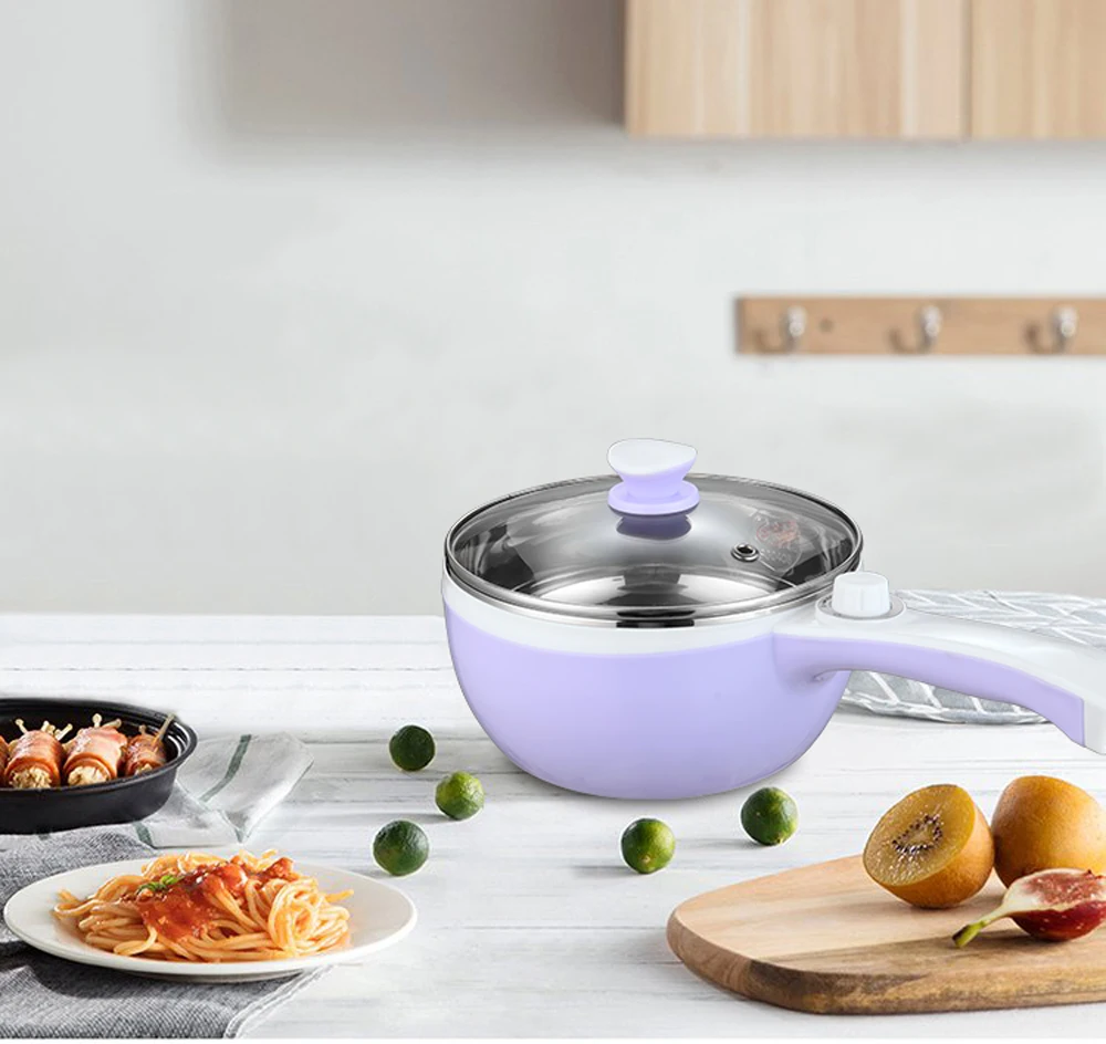 1.5L Electric Multi Function Cooking Pot with Chargeable Cable Non-stick Multi Cooker Plate Distributor
