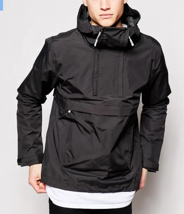 Модная уличная одежда, ветровка с высоким воротником в стиле хип-хоп для мужчин, китайская фабрика, изготовленные на заказ мужские ветрозащитные толстовки с высоким воротником, куртки