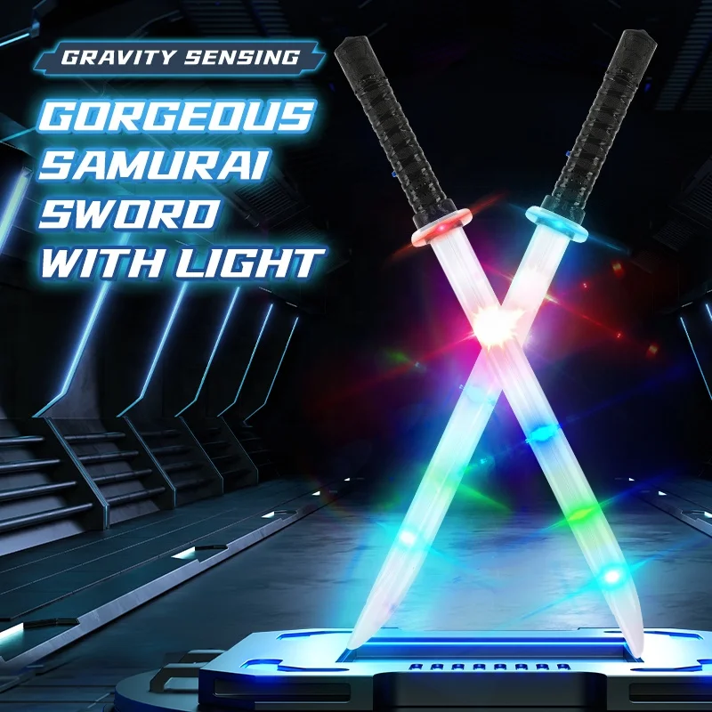Realistic Electric Flashing Sword With Lights And Sound Flashing Toy Children Luminous Weapon Sword Toys For Kids