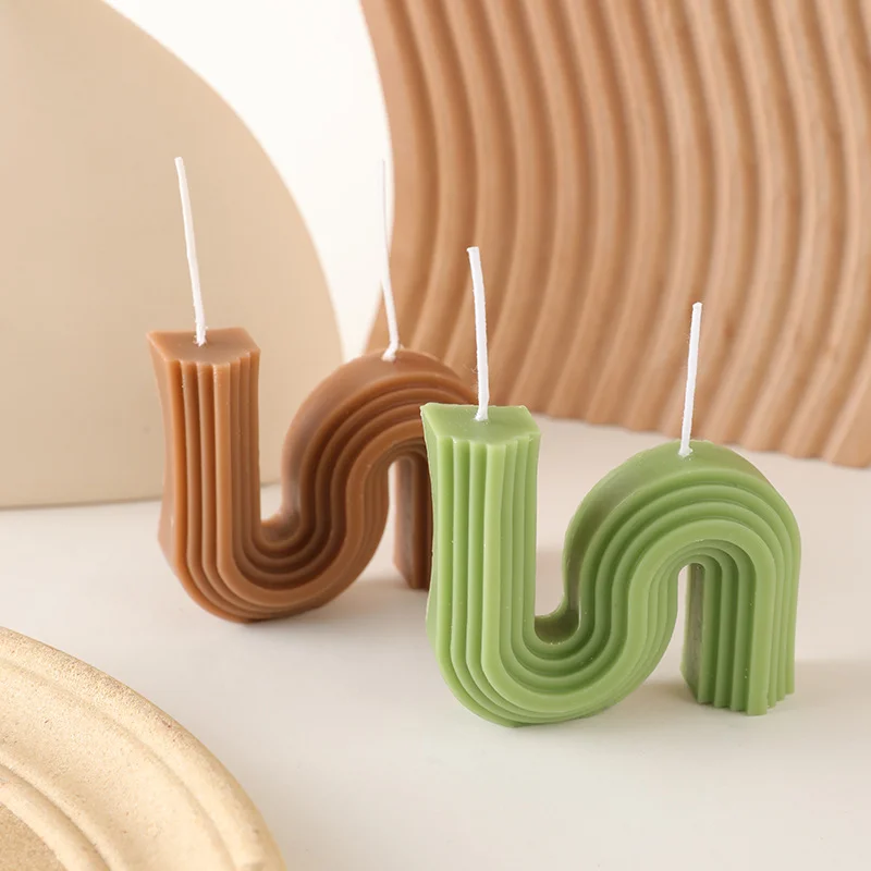 Wholesale Private Label Multi Scented Aromatherapy Wax S Shape Gift Scented Candles