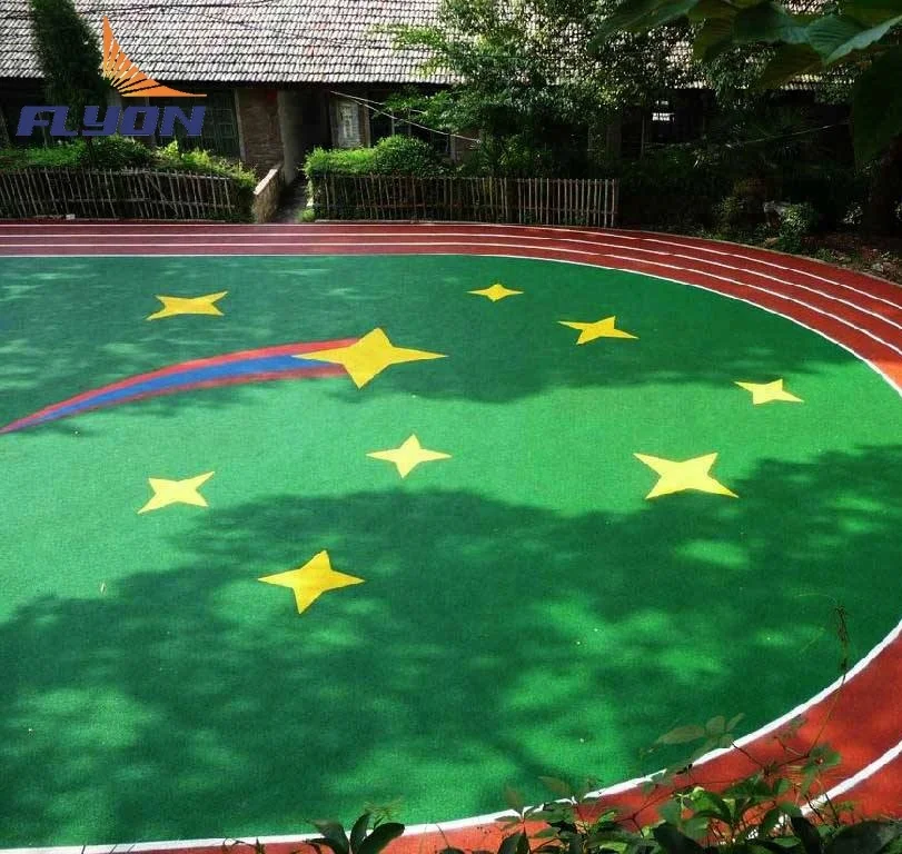 Экологичное напольное покрытие для тротуара парка развлечений беговая дорожка Спортивная игровая площадка резиновые гранулы EPDM