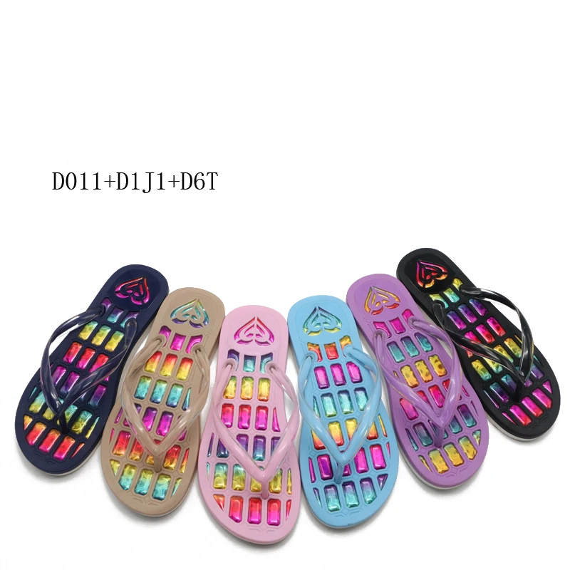 Ladies Sandales pour femmes Flip Flops Sleepers Chappals for Women Flip-Flops Slippers