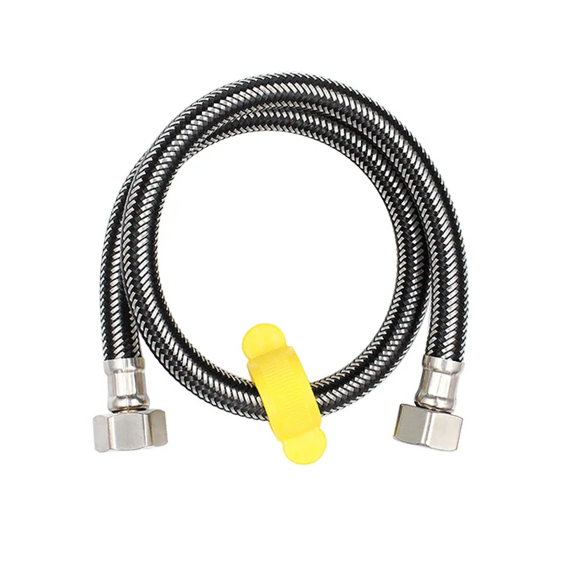 Wholesale SUS304 stainless steel braided hose kitchen braided pipe bathroom plumbing pipe