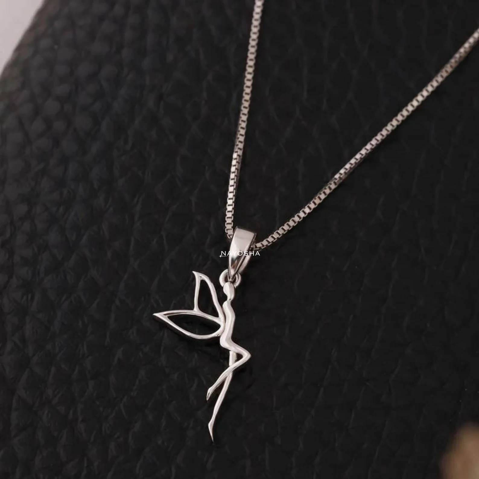 Stainless Steel Religious Mythology Fairy Angels Pendant With Wing Cute Pendant For Girl 2024 Fine Pendant Jewelry