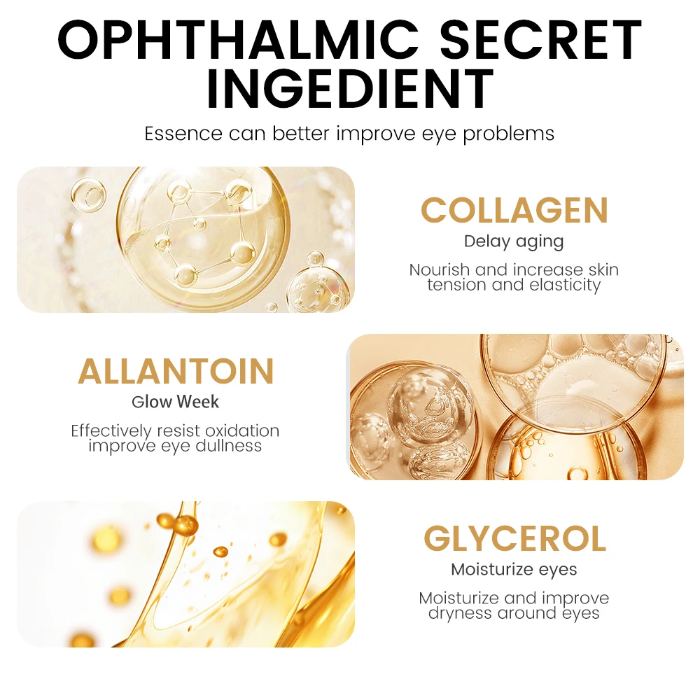 Hydrated Skin Around Eyes Revitalizing Eye Cream Moisturizing Firming Collagen Anti-Aging Eye Cream For  Dry Skin Dark Circles