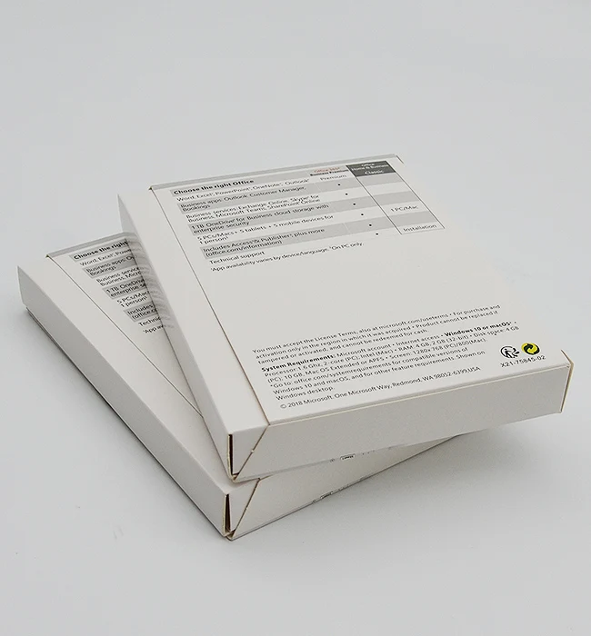 Офисный продукт, полный ящик, Microsoft Office, 2019, для дома и бизнеса, привязка, онлайн Активация, офис, 2019