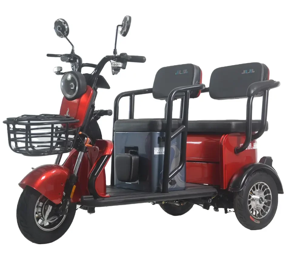 High Quality Electric  Three Wheel Motorized Driving Type Tricycle Popular 12T 600W Electric Tricycle