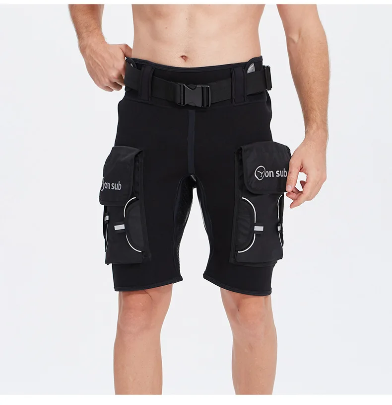 Professional High Elastic Fabric Shorts Water Sports Diving Suits Underwater Diving for Men and Women