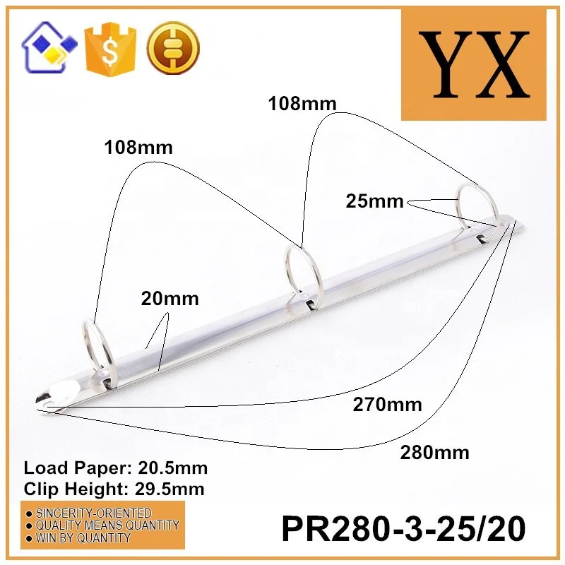 Ring Binder Mechanism PR280-3-25/20