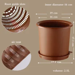 High Quality PP Plastic Garden Pots Indoor/Outdoor Planting With High Return Purchasing Rate