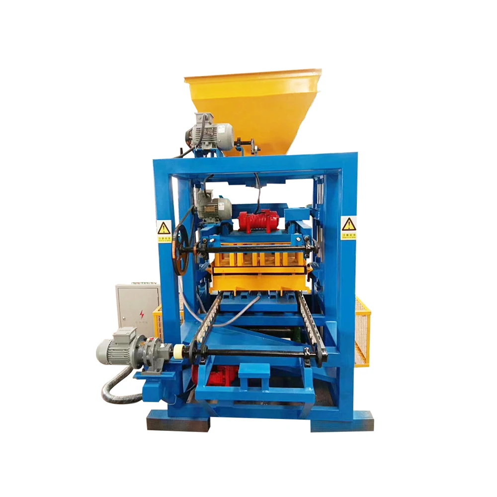 Hot Sales Customized Semi-Automatic Hollow Block Brick Making Machine Qt4-24 Cement Brick Machine