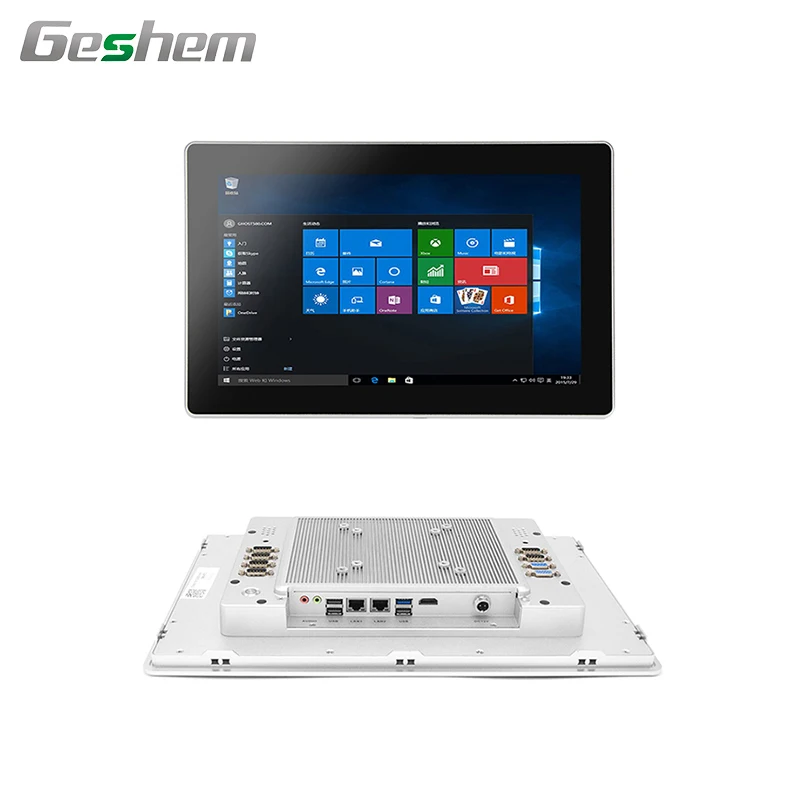 
industrial panel pc win CE with Core J1900 i3 i5 i7 6 USB GPIO panel pc 19 inch touch panel 