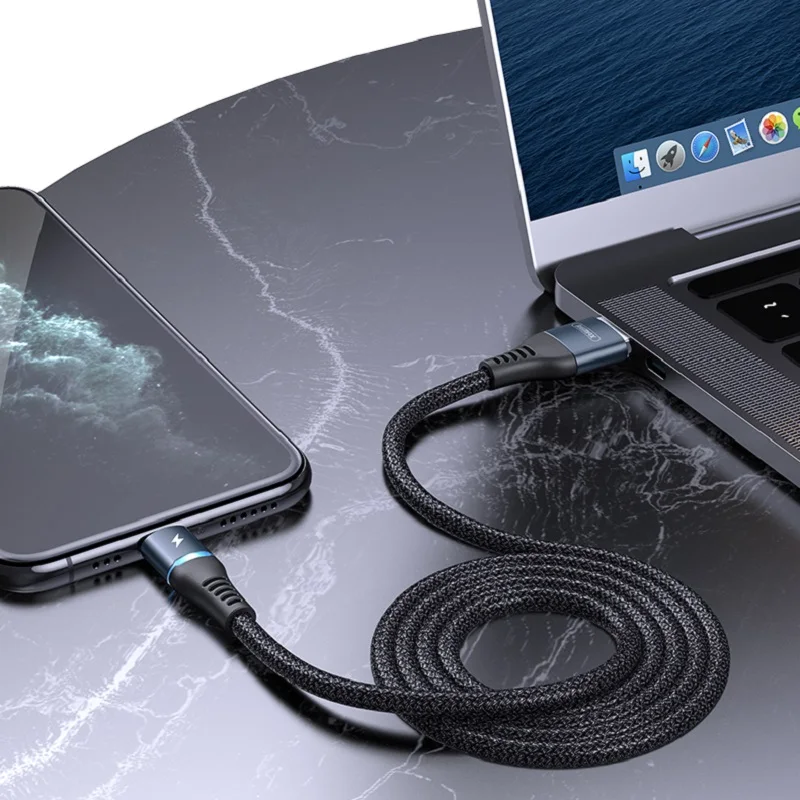 Remax multicolor Led Glow Cables Braided Metallic Stock Universal Micro Type C data Cable Fast Charge Usb Charger