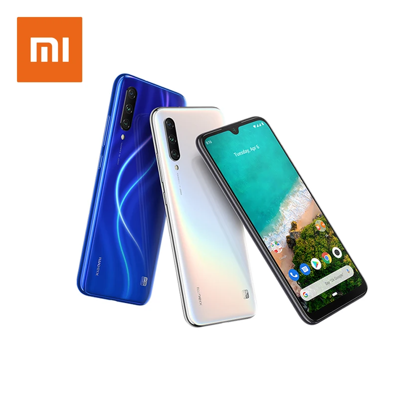 Смартфон Xiaomi Mi A3 глобальная версия, 4 Гб + 128 ГБ, Snapdragon 665, камера 48 МП, экран 6,09 дюйма, сканер отпечатков пальцев