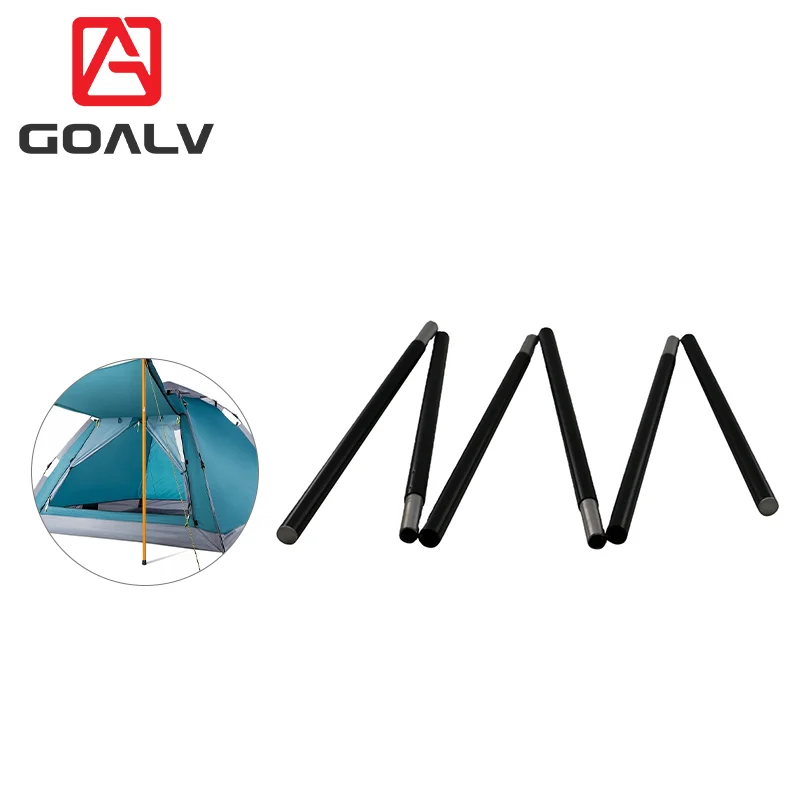 Professional Ultralight Tent Pole Aluminium Outdoor Tent Pole Stable Aluminum Tube
